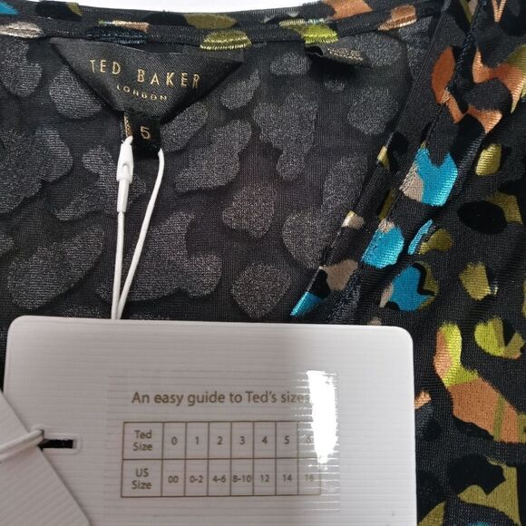 Ted Baker Joslynn Women's Devore Mesh Bodysuit - Picture 8 of 9